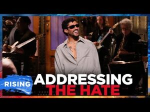 Bad Bunny Addresses BACKLASH Surrounding Super Bowl Halftime Performance ON SNL | RISING+