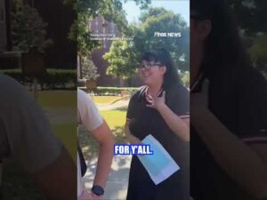 TPUSA students clash with classmates stealing signs #shorts