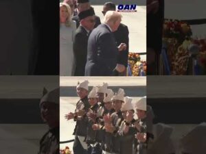 President Trump showing off his signature dance moves