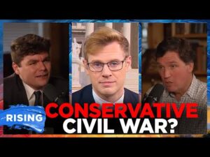 Kevin Roberts DENOUNCES Nick Fuentes, Defends Tucker Carlson; Civil WAR?! Robby Soave | RISING