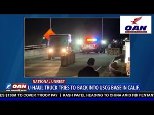 COAST GUARD FORCED TO OPEN FIRE ON U-HAUL DRIVER DURING ALAMEDA BASE INCIDENT