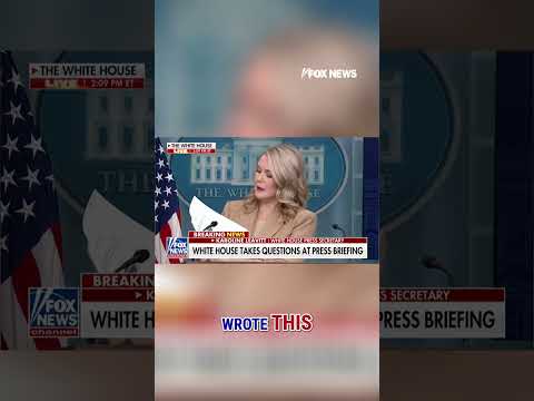 SEE IT: Leavitt calls out NYT on 'fake news' story #shorts #trump #whitehouse #media #nytimes #fox 8 SEE IT: Leavitt calls out NYT on 'fake news' story #shorts #trump #whitehouse #media #nytimes #fox