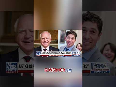 BREAKING: Walz, Frey under DOJ investigation #shorts #foxnews #us #news