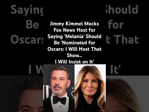 Kimmel Claps Back at Fox#JimmyKimmel #MelaniaTrump #FoxNews #Oscars #LateNightComedy