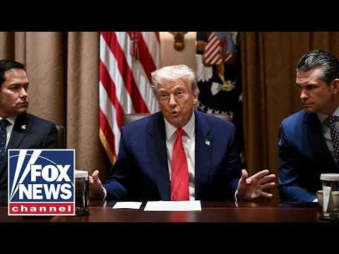 Trump leads critical Cabinet meeting on oil, energy amid Iran conflict