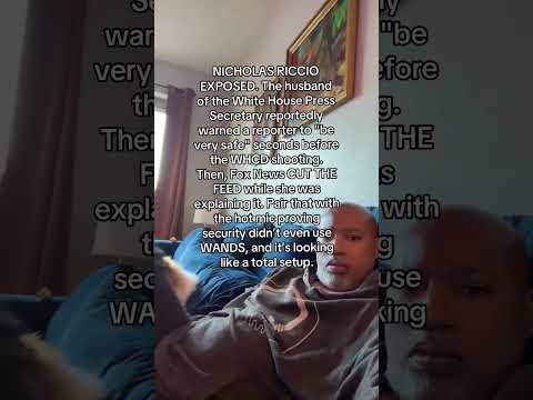 WHCD Shooting: Riccio’s "Safety" Warning and Fox News Blackout #shorts