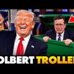Final Humiliation: Trump Posts Hysterical Colbert Meme That Does MORE VIEWS Than Colbert’s Last Show
