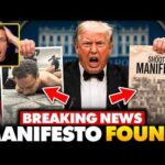 🚨Trump Assassin's Dark Manifesto RELEASED! It's Far WORSE Than You Thought…