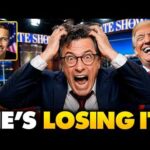Colbert LOSES It In Final Humiliating On-Air Act | YIKES