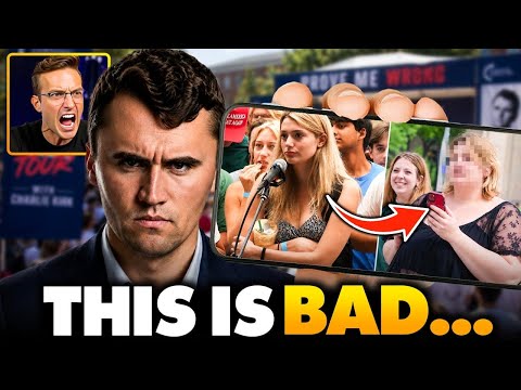 CHARLIE CURSE: Lib Chick Who Flashed Charlie Kirk Reappears Totally Unrecognizable, Internet SHOCKED