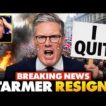 Left-Wing British Prime Minister Burst Into Tears RESIGNING on LIVE TV | The UK Revolution BEGINS🇬🇧