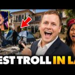 Spencer Pratt Supporters Create HOMELESS CAMP Outside His Communist Opponent’s LA Mansion, Response🤣