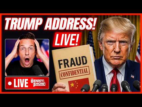 🚨 Trump EXPOSING Election Fraud LIVE Now In Address to The Nation From White House | BOMBSHELL