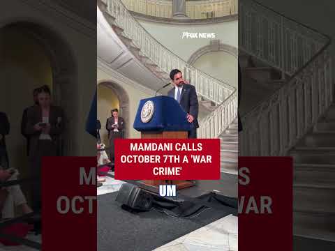 Mamdani calls October 7th a 'WAR CRIME' #foxnews #news #us #fox