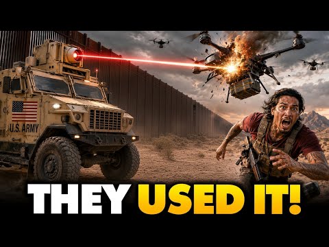 🚨U.S. Military Just Used Secret Laser Weapons On The Border | SHOT DOWN Enemy Drone, Insane Video…