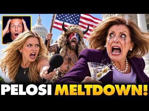 Nancy Pelosi FACEPLANTS into Car While Running from Reporter in Psychotic MELTDOWN For Asking About…