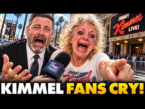 Jimmy Kimmel Fans Throw Psychotic On-Camera MELTDOWN After Show Cancelled, Fox News TROLLS Them…🤣