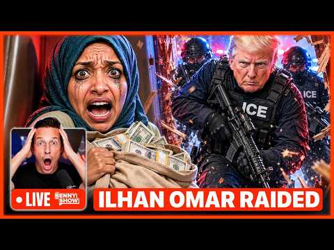 🚨Ilhan Omar RAIDED by The Feds! ICE Agents Kick Her Door In, STORM Her Home…Deportation Next!?