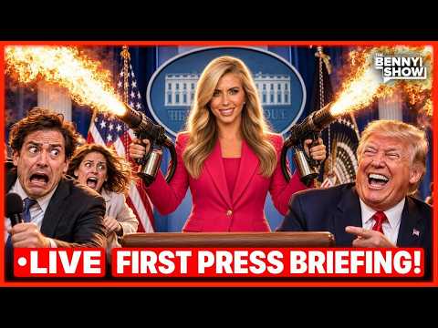 New White House Press Secretary First Briefing LIVE Right Now as Trump Breaks Silence on Ilhan Raid…
