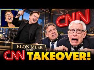Elon Musk OFFICIALLY BUYS CNN as Anchors RAGE QUIT LIVE On-Air— The Purge Begins…🤣